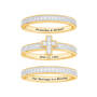 Our Marriage is a Blessing Anniversary Ring Set, Our Marriage is a Blessing Anniversary Ring Set 11421 0016 b seperated