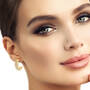 The Dazzling Hoop Earrings, The Dazzling Holiday Hoops 11828 0015 m model