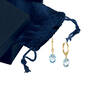 Sky-Blue Topaz 9kt Gold Earrings, Sky Blue Topaz 9kt Gold Earrings 11942 0016 g giftbox