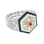 The Good Crusade Ruby & Black Diamond Ring, The Good Crusade Ruby Black Diamond Ring 10410 0011 b front