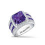 Twelve Carat Birthstone Ring, Personalized Twelve Carat Birthstone Ring 11389 0016 b february