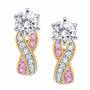 Birthstone Swirl Earrings, Birthstone Swirl Earrings 5361 014 3 6