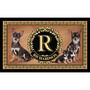 The Personalized Dog Accent Rug, The Dog Accent Rug 6859 0033 a Chihuahua Black