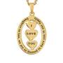 My Daughter-in-law "I Love You" Diamond Pendant, My Daughter in Law Diamond Pendant 1484 001 1 3