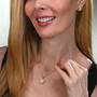 Love Knot Pendant, Perfectly Paired Love Knot Earrings 4922 0015 z model
