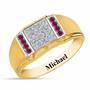 Birthstone Diamond Ring, Birthstone Diamond Ring 5211 001 2 7