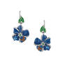 Blue Garden Floral Pendant with FREE Matching Earrings, Blue Garden Floral Pendant Earrings 11794 0015 c alt