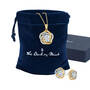Infinite Strength Pendant with FREE Matching Earrings, Infinite Strength Pendant with FREE Earrings 11785 0016 g gift pouch box