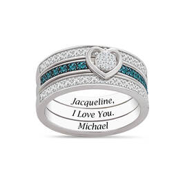 I Love You Diamond Ring Set 10901 0025 a main