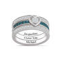 I Love You Diamond Ring Set 10901 0025 a main