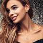 2025 Annual Diamond Pendant with FREE Matching Earrings, 2024 Diamond Necklace Earrings 11782 0019 m model