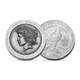 Peace 2 Dollar Silver Bull Coin 11812 0203 b coin2