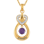 Genuine Birthstone Drop Pendant 2273 001 4 2