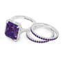 Birthstone Beauty Stackable Ring Set, Birthstone Beauty Stackable Ring Set 12323 0013 b february