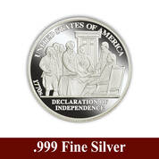 American History Silver Bullion Collection – Declaration of Independence Commemorative, American History Silver Bullion Collection 5541 0229 c commemorative