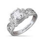 Vintage Elegance Birthstone Ring, Personalized Vintage Elegance Birthstone Ring 12122 0016 d april