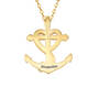 My Soul is Anchored in the Lord Diamond Pendant with Card, My Soul Is Anchored In The Lord Pendant 11449 0014 c back