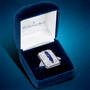 Royal Radiance Vintage Statement Ring by Michael O'Connor, Royal Radiance Vintage Statement Ring 10610 0019 g gift box