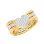 Everlasting Love Diamond Ring Set 10322 0018 b side