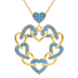 Personalized Love is the Answer Birthstone Pendant 10553 0018 l december