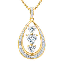Heart to Heart Journey Pendant with FREE Matching Earrings 10685 0027 b pendant