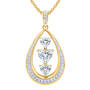 Heart to Heart Journey Pendant with FREE Matching Earrings 10685 0027 b pendant