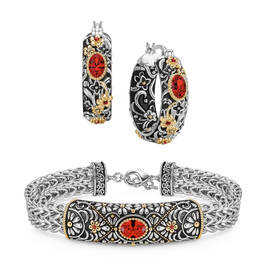 Bali Dreams Birthstone Bracelet and Earrings Set 11900 0057 g july