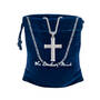 Personalized Divine Links Cross and Chain Set, Personalized Divine Links Cross and Chain Set 12315 0013 d giftpouch