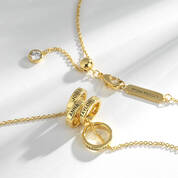 Links of Love Family Necklace 11142 2382 b hang