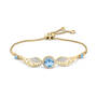 Personalized Angel Wing Birthstone Bracelet by Michael O’Connor, Personalized Angel Wing Birthstone Bracelet by Michael OConnor 12244 0019 c march