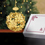 2023 Annual Gold Christmas Ornament, 2023 Annual Gold Christmas Ornament 11092 0030 g giftbox
