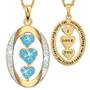 My Daughter “I Love You” Birthstone & Diamond Pendant, My Daughter I Love You Diamond Pendant 1136 001 3 12