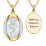 Embrace, Empower, Endure Diamond Pendant, Embrace Empower Endure Diamond Pendant 11785 0198 a main