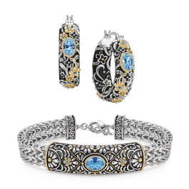 Bali Dreams Birthstone Bracelet and Earrings Set 11900 0057 l december