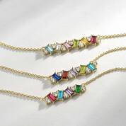 Family Birthstone Necklace 4 Stone 11142 2408 b all