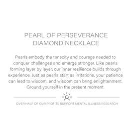 Pearl of Perserverence Diamond Necklace 11785 0040 z card
