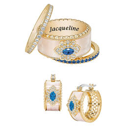 Birthstone Triumph Ring Set with Free Matching Earrings 12274 0012 i september