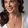 Love's Embrace Pearl & Diamond Necklace, Loves Embrace Pearl Diamond Necklace 1638 001 model2