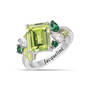 True Colors Seven Carat Birthstone Ring, Personalized True Colors Seven Carat Birthstone Ring 11843 0016 h august