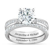 Personalized Precious Memories Bridal Set 10572 0023 a main