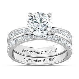 Personalized Precious Memories Bridal Set 10572 0023 a main
