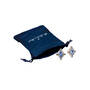 Michael O Connor Limited Edition Tanzanite Earrings 11142 1970 g gift pouch