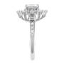 Heavenly Brilliance Halo Ring by Michael O'Connor, Heavenly Brilliance Halo Ring 11690 0010 c side