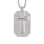 Personalized Two in One Diamond Cross Pendant 12049 0016 c back