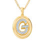 Diamond Initial Pendant, Diamond Initial Pendant 1250 0054 g pendant