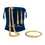 Golden Glamour Necklace, Earring & Bracelet Set, Golden Glamour Necklace Earrings Bracelet Set 11848 0011 g giftpouch