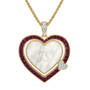 Birthstone&Diamond Heart Pendant 12465 0011 g july