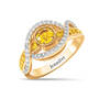 Birthstone Wave Ring, Birthstone Wave Ring 11175 0014 k november