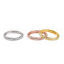The Eternity Trio Tri-color Ring Set, The Eternity Trio Ring Set 11250 0012 c rings