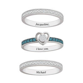 I Love You Diamond Ring Set 10901 0025 b ring